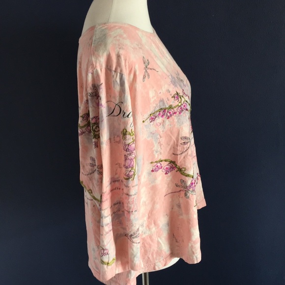 Collections Etc Multi design top.  XXL - Picture 2 of 8